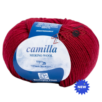 Camilla 100% Pura Lana Vergine Merino