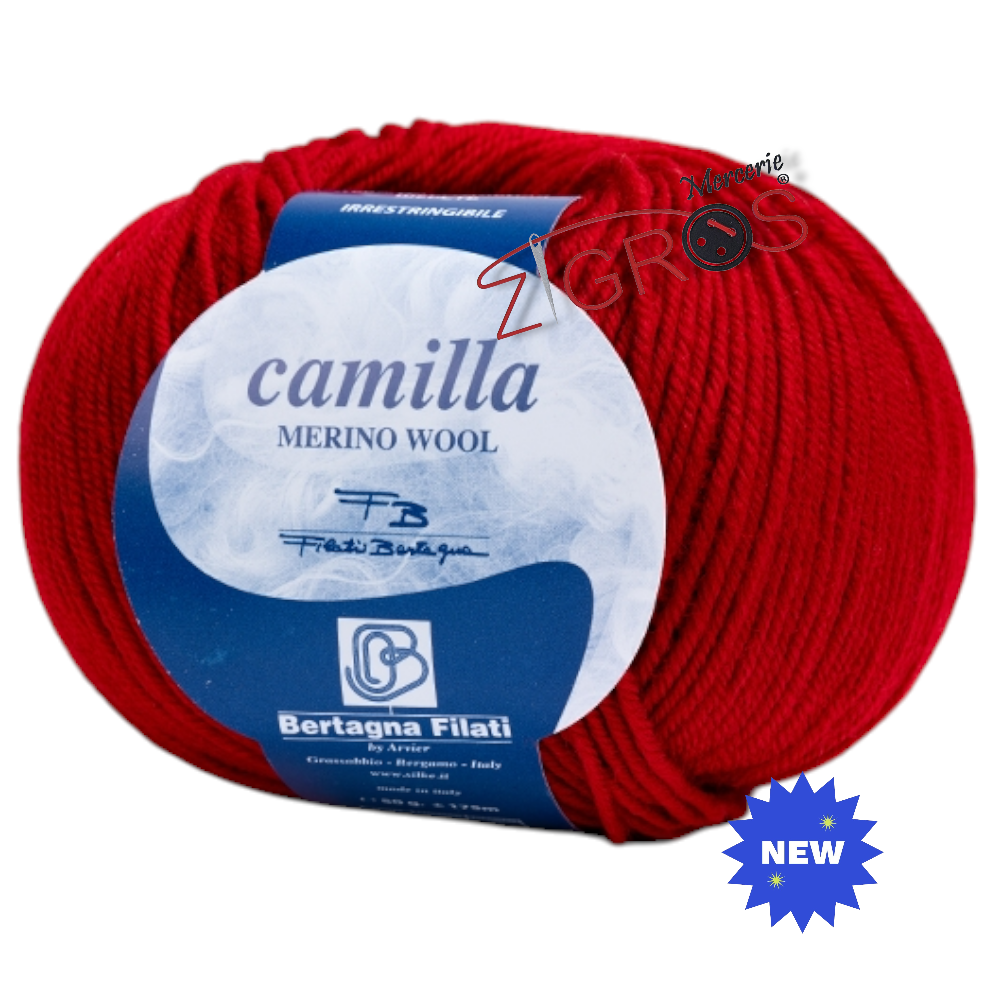 Camilla 100% Pura Lana Vergine Merino