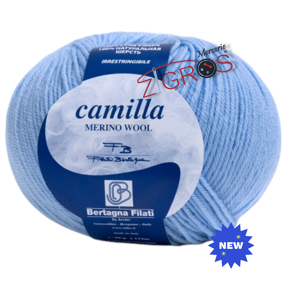 Camilla 100% Pura Lana Vergine Merino