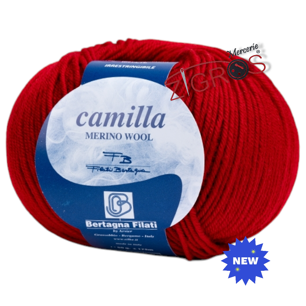 Camilla 100% Pura Lana Vergine Merino