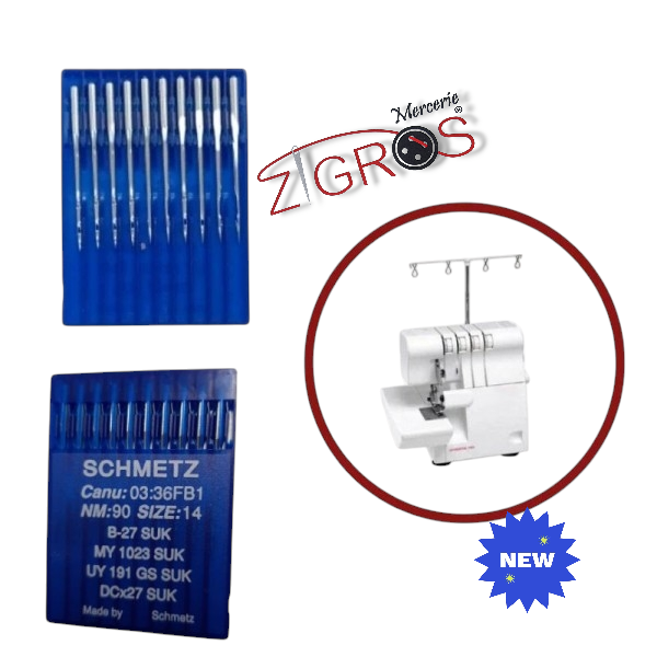 Aghi macchina industriale Tagli cuci