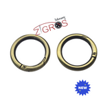 anello tondo moschettone in metallo chiave a scatto Clip