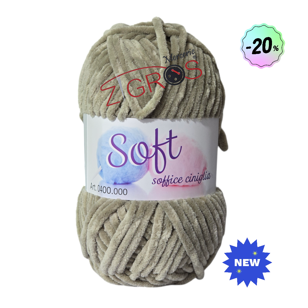 Ciniglia SOFT da 100gr 100mt