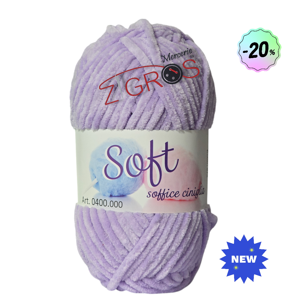 Ciniglia SOFT da 100gr 100mt