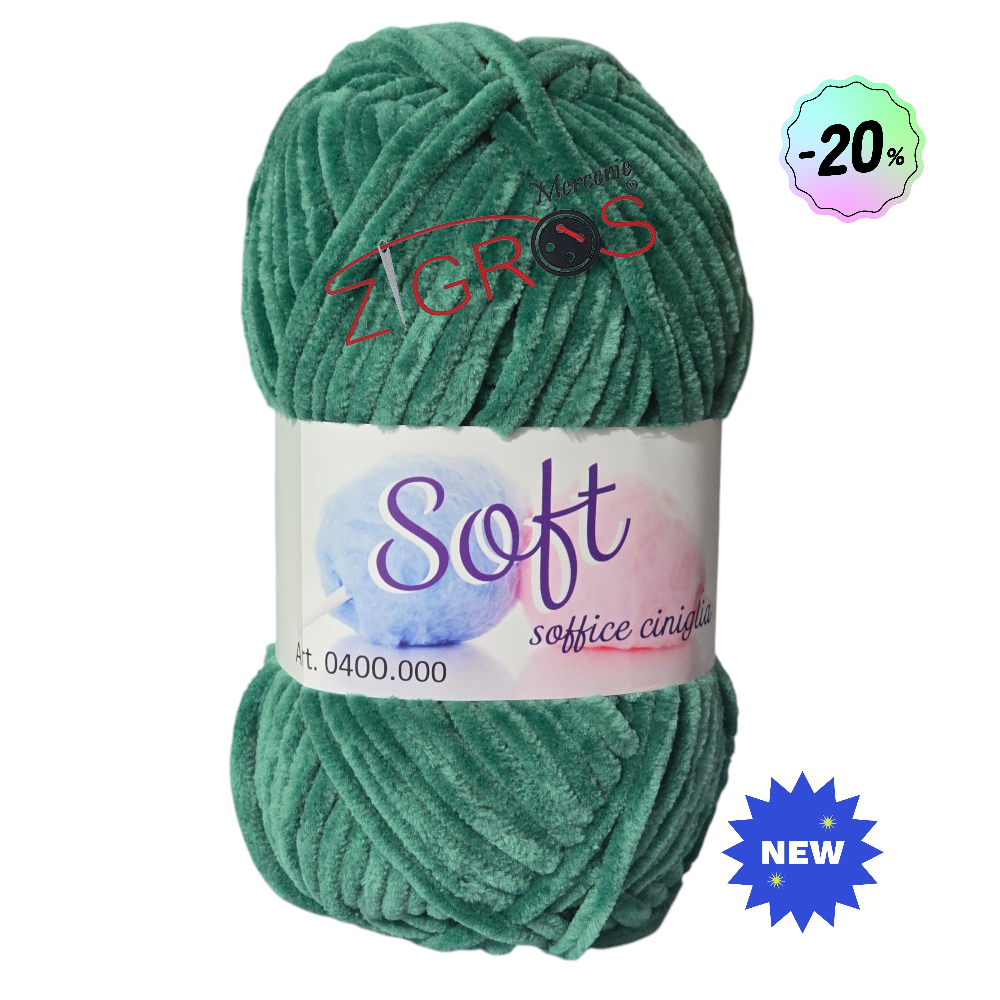 Ciniglia SOFT da 100gr 100mt