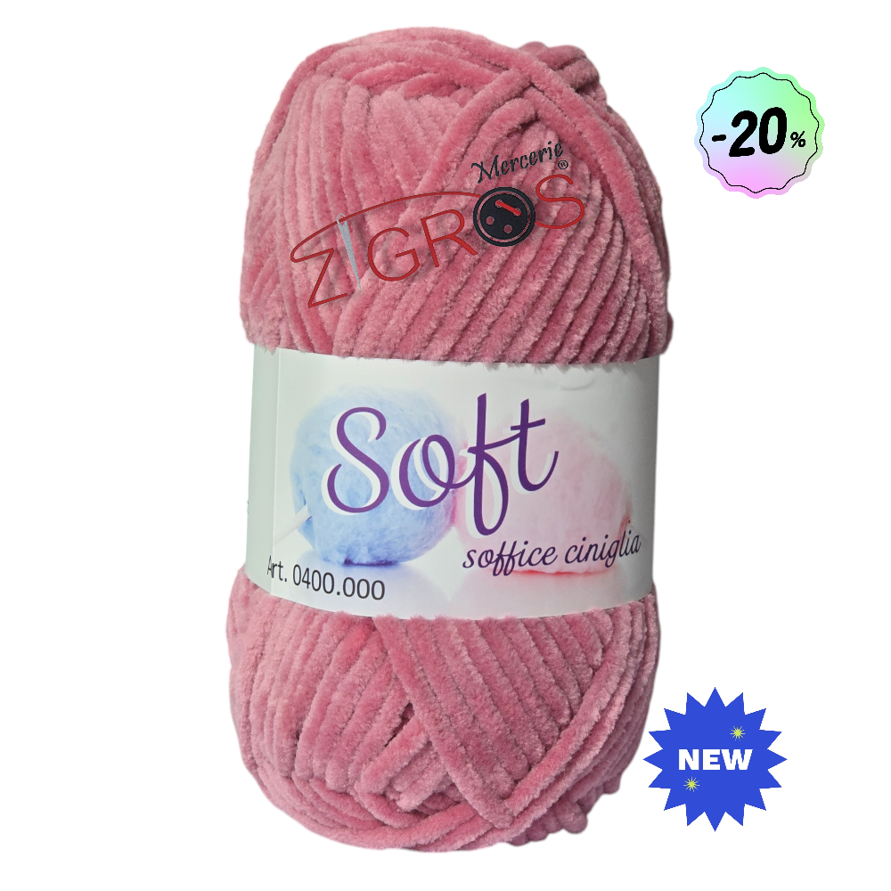 Ciniglia SOFT da 100gr 100mt