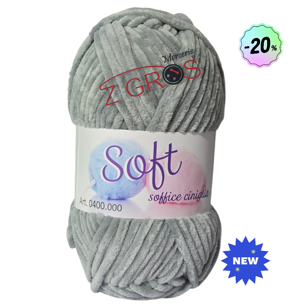 Ciniglia SOFT da 100gr 100mt