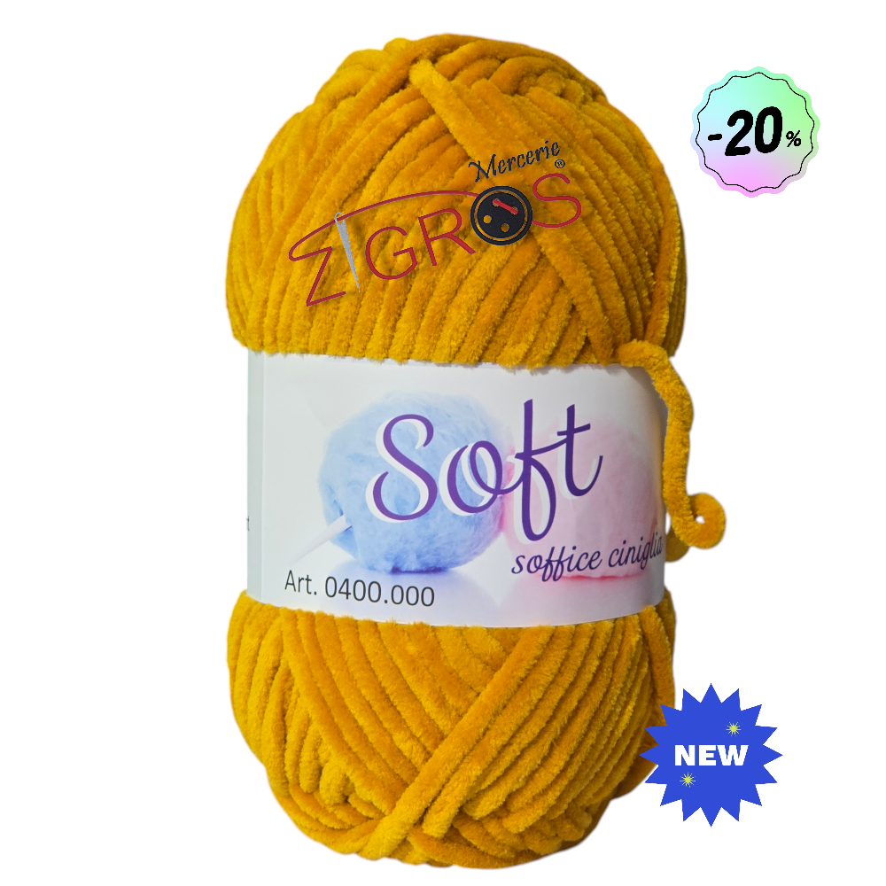 Ciniglia SOFT da 100gr 100mt