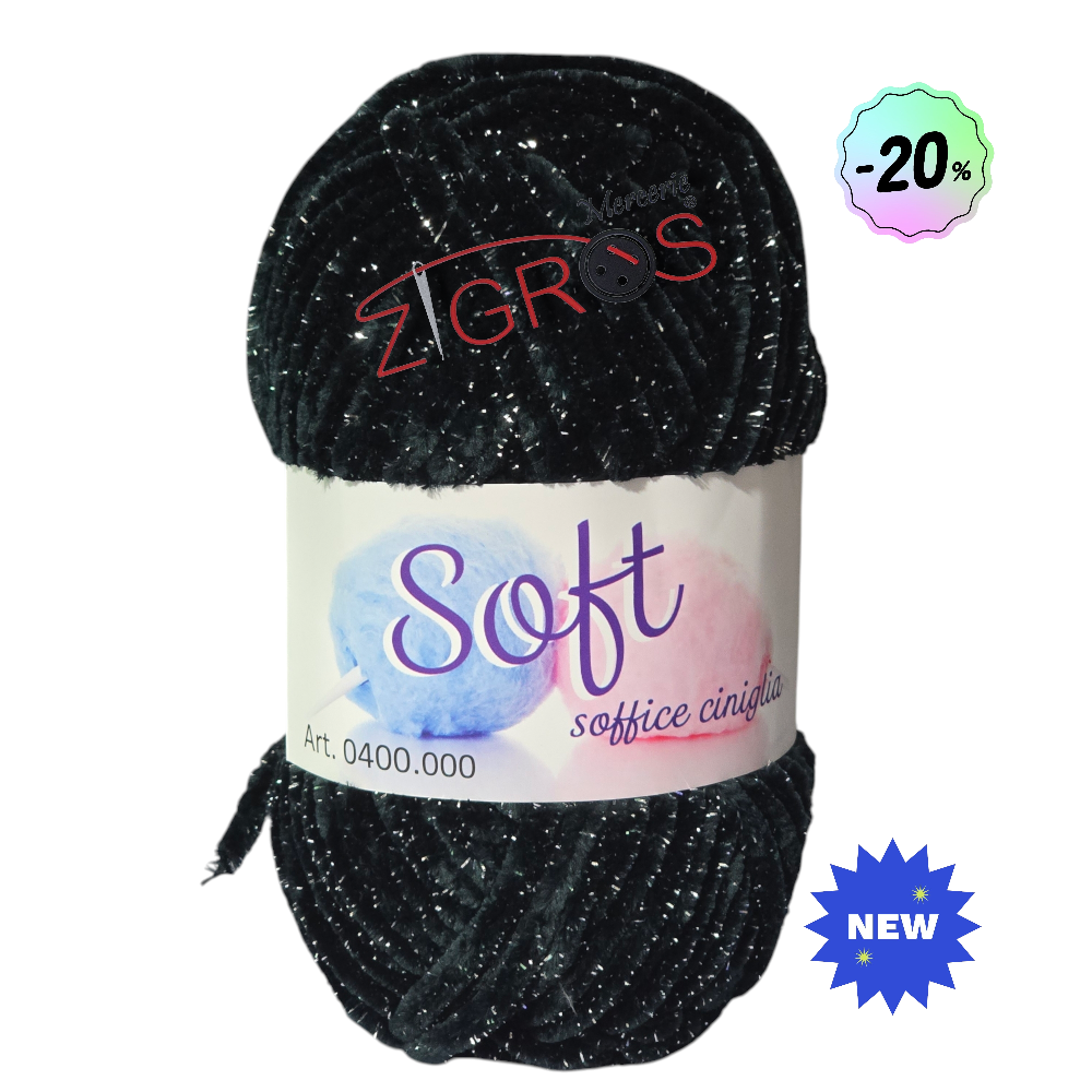 Ciniglia SOFT da 100gr 100mt