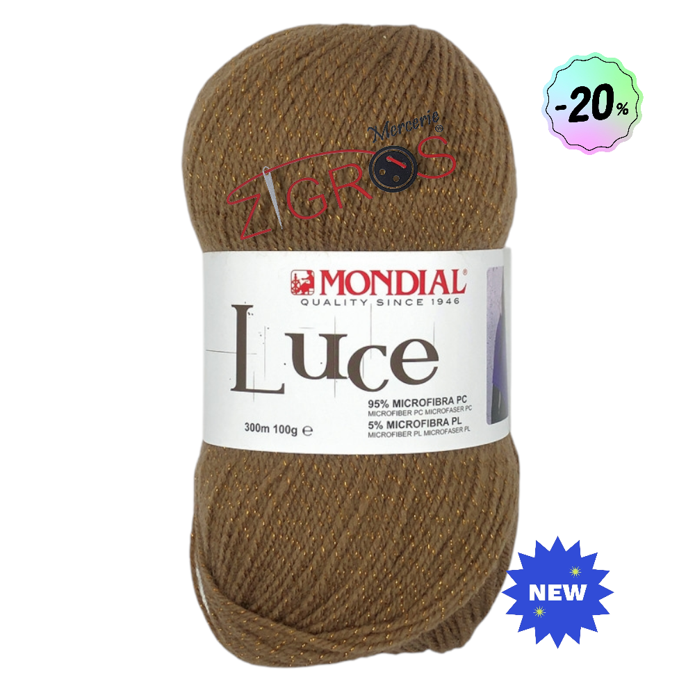 Microfibra Luce con filo lamè 100 g (300mt)