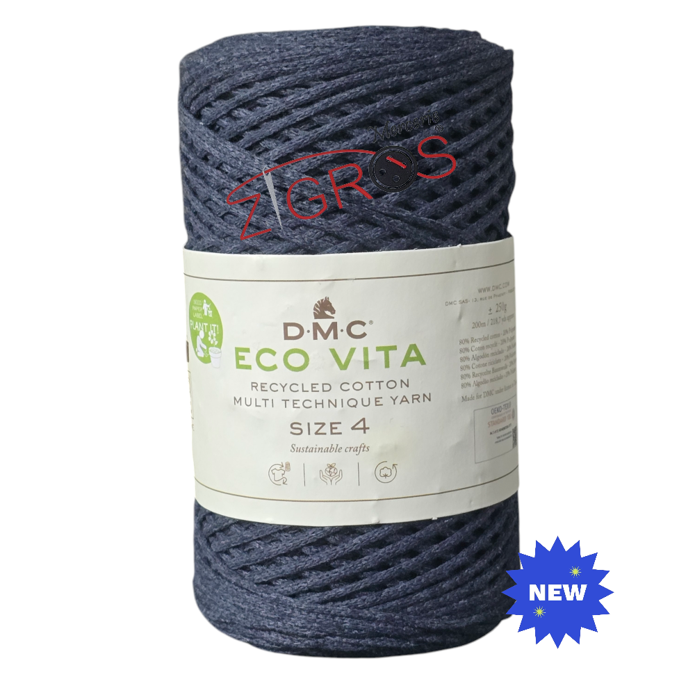 Eco Vita 4 è un filato in cotone 250gr