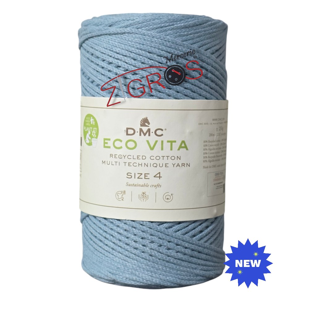 Eco Vita 4 è un filato in cotone 250gr