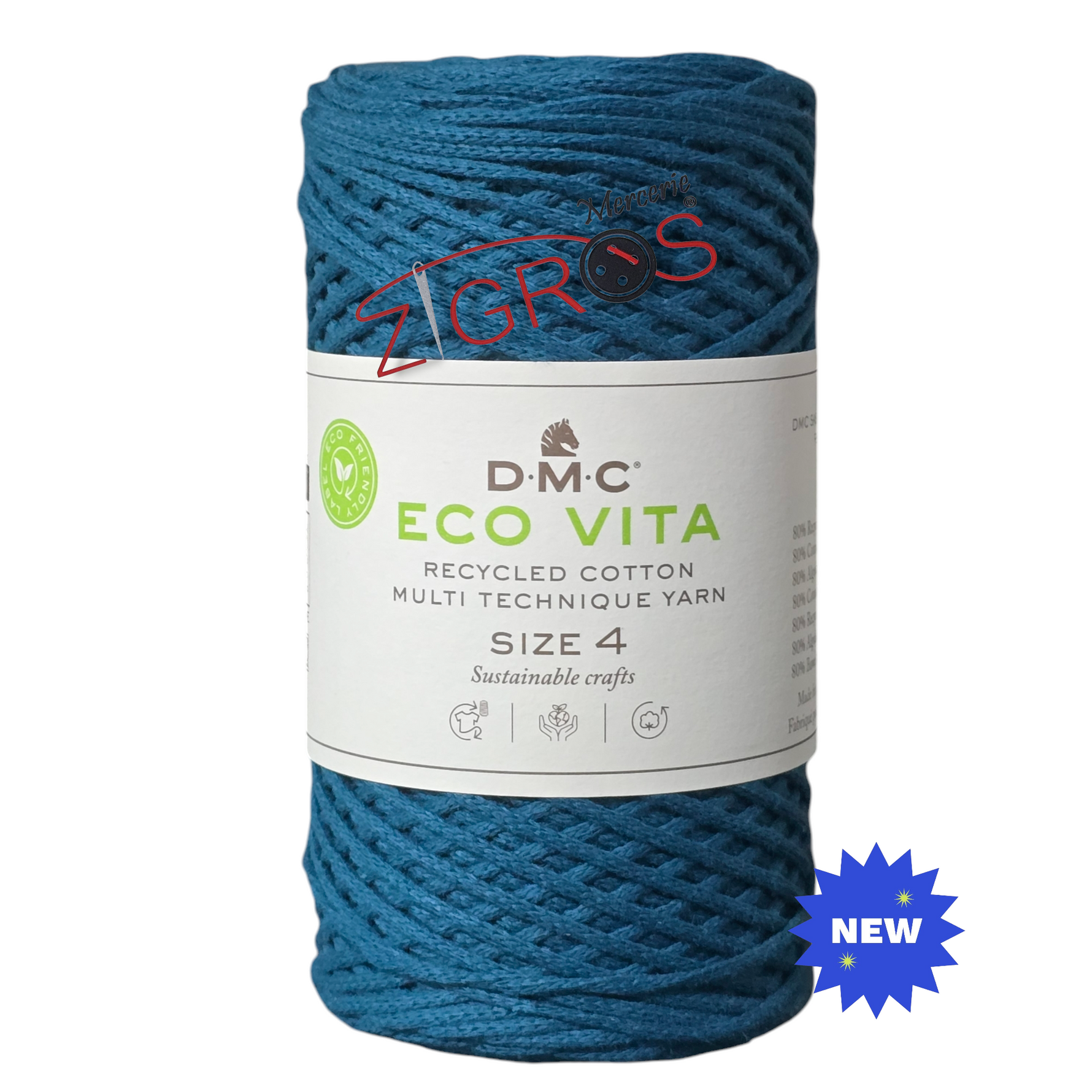 Eco Vita 4 è un filato in cotone 250gr