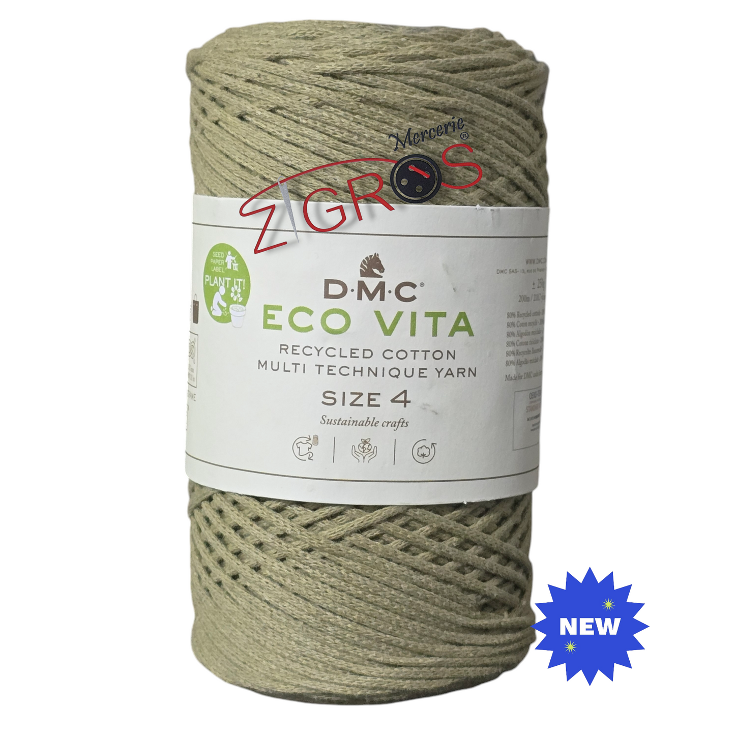 Eco Vita 4 è un filato in cotone 250gr