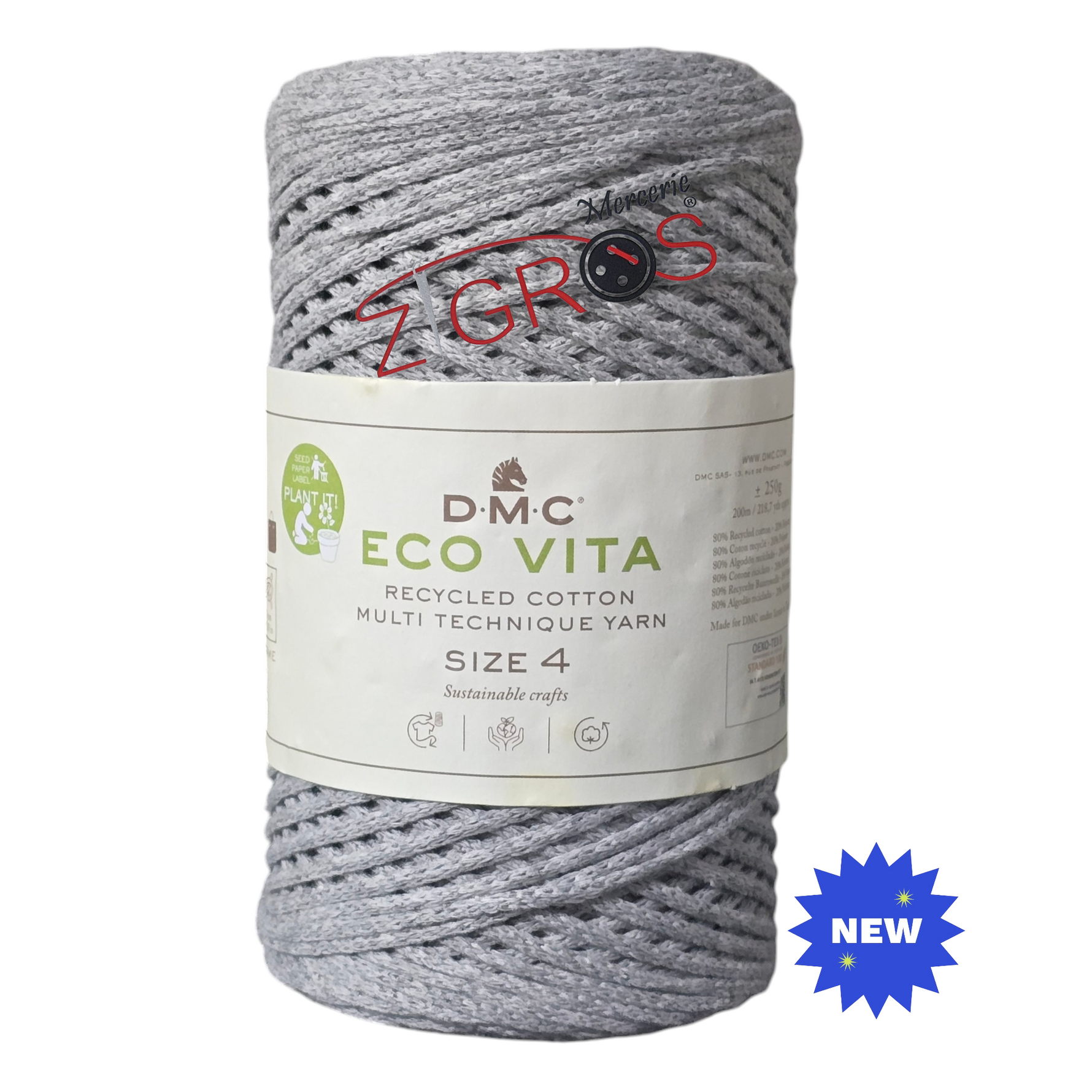 Eco Vita 4 è un filato in cotone 250gr