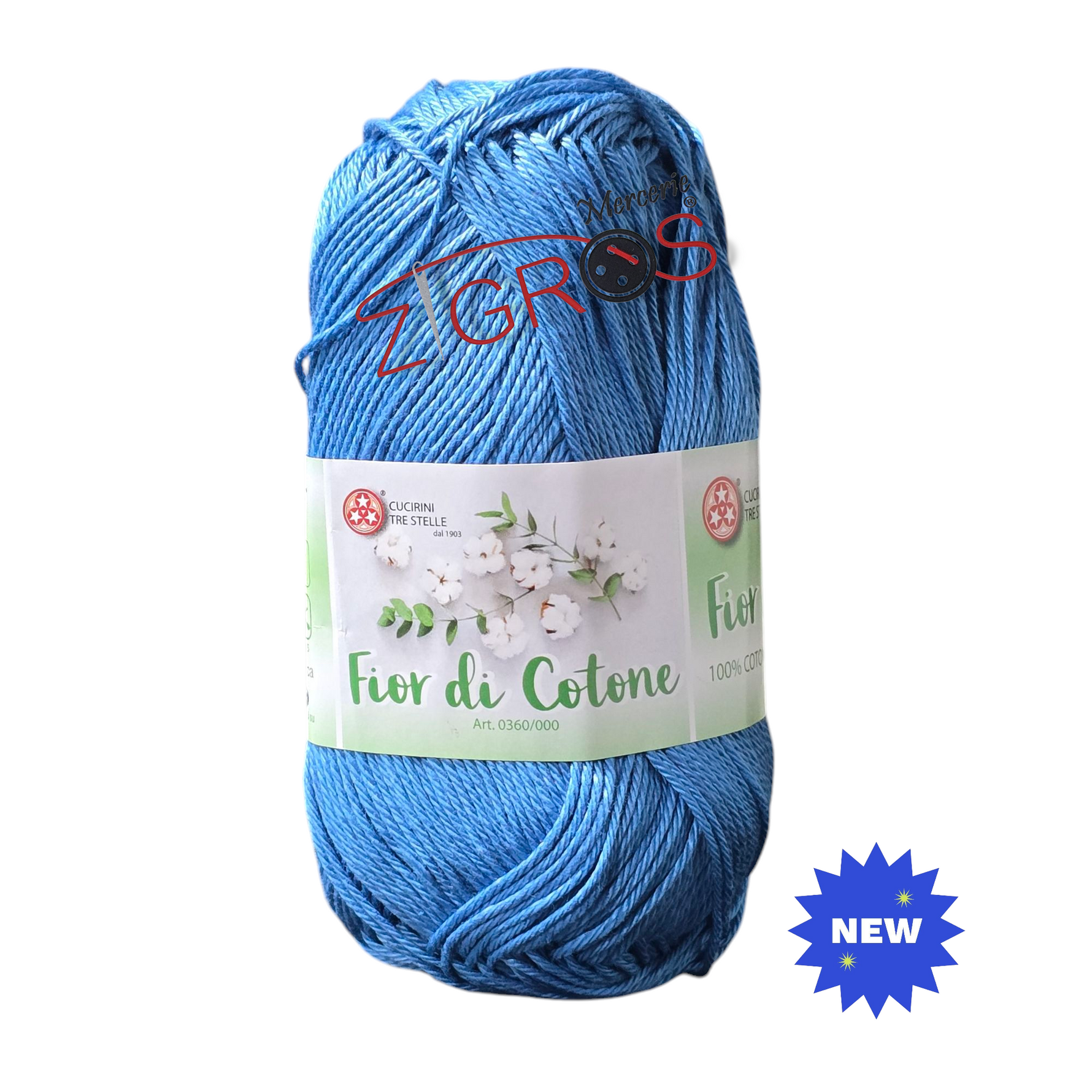 Fior di Cotone – Filato 100% Cotone 50 g (125 m)