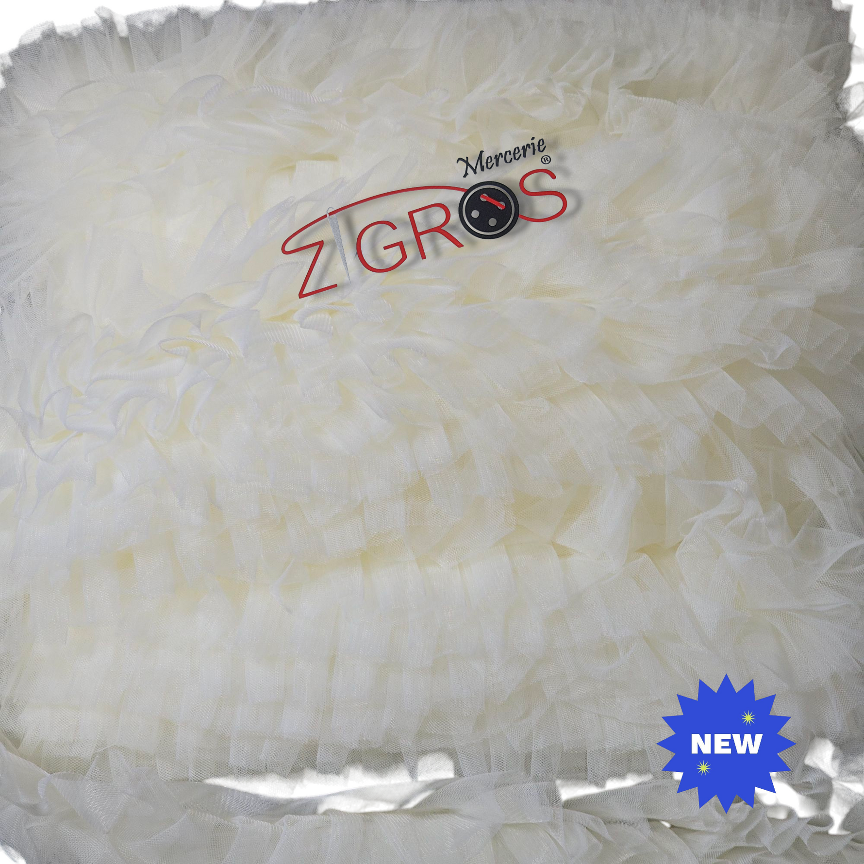 Passamanerie tulle h.13 cm