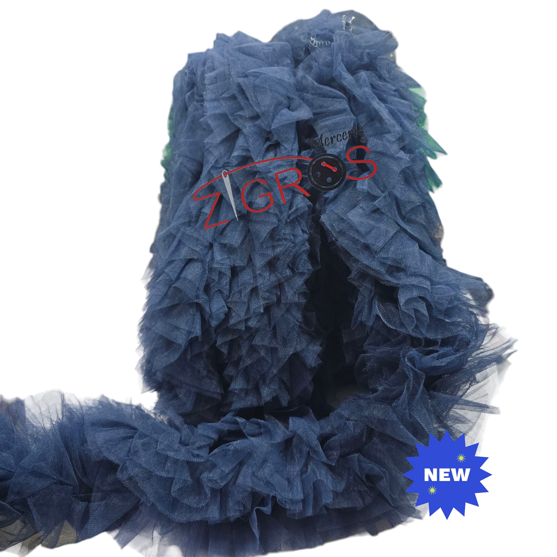 Passamanerie tulle h.13 cm