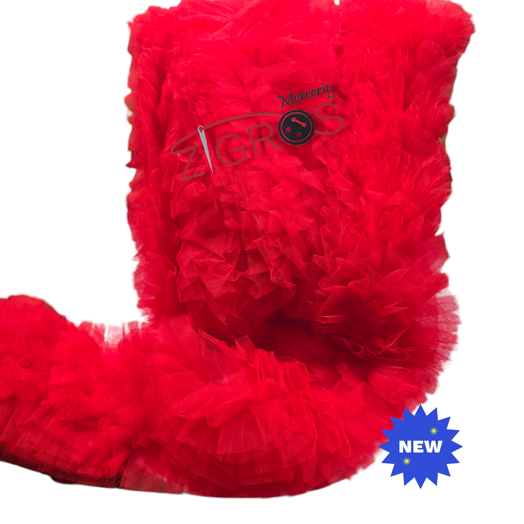 Passamanerie tulle h.13 cm