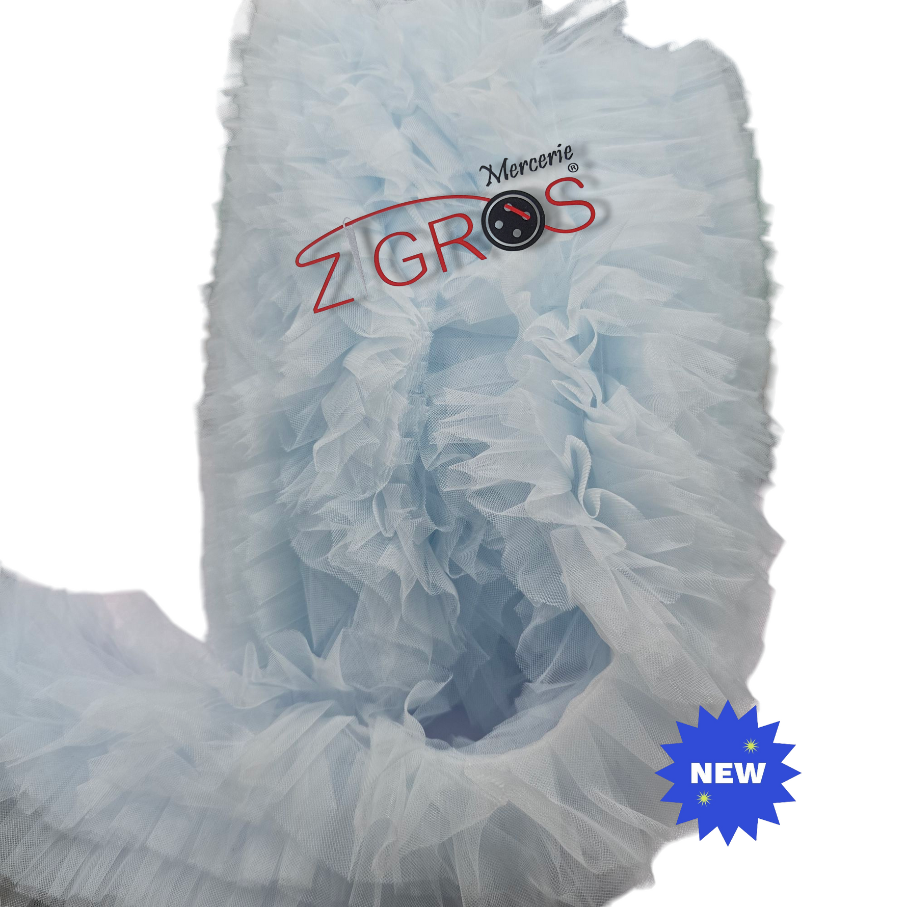 Passamanerie tulle h.13 cm