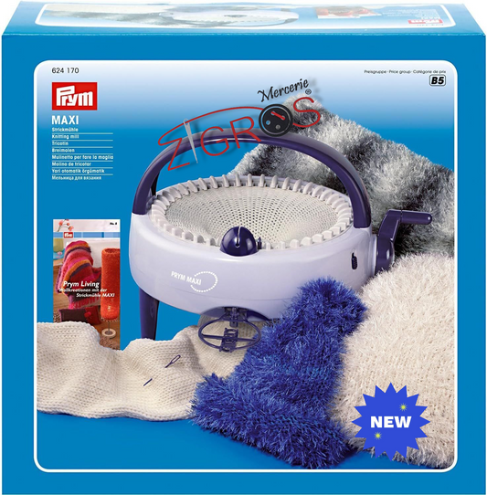 Prym 624170 Lavorazione a maglia, ‎Viola Scuro/Tortora,