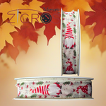 Nastro cotone Natalizio 25mm 18mt