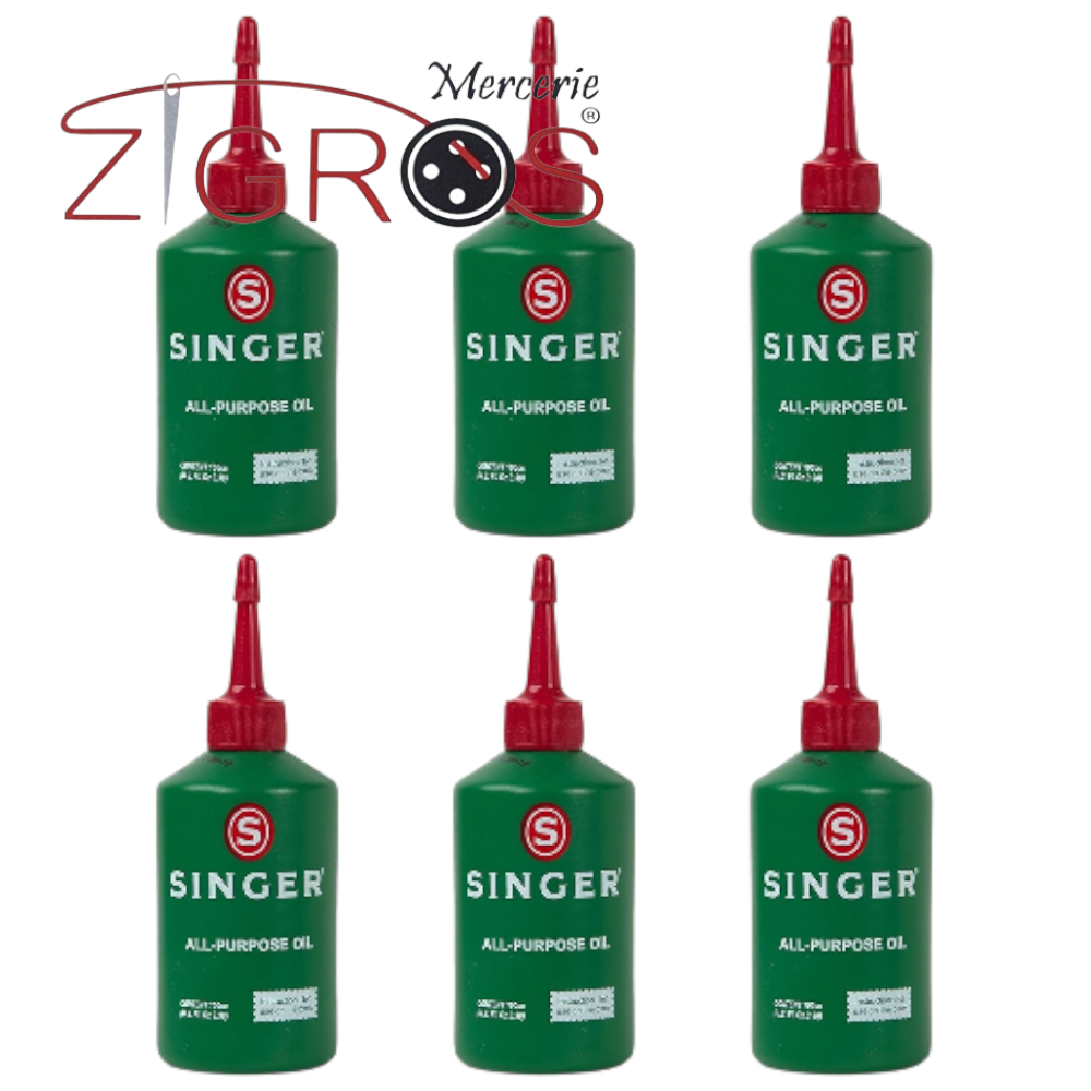 SINGER Olio per macchina da cucire (confezione da 100cc