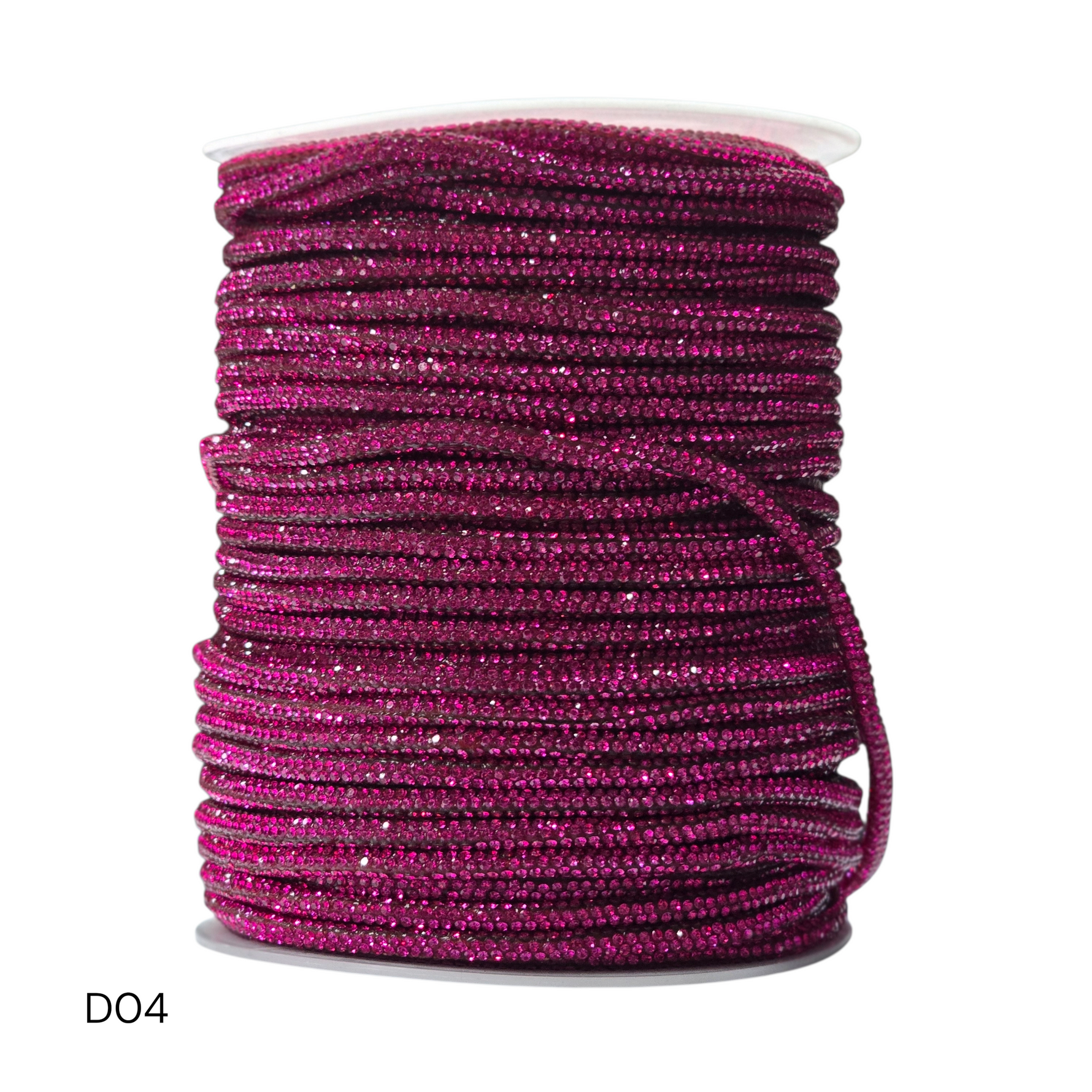 TUBOLARE STRASS 4MM NASTRO