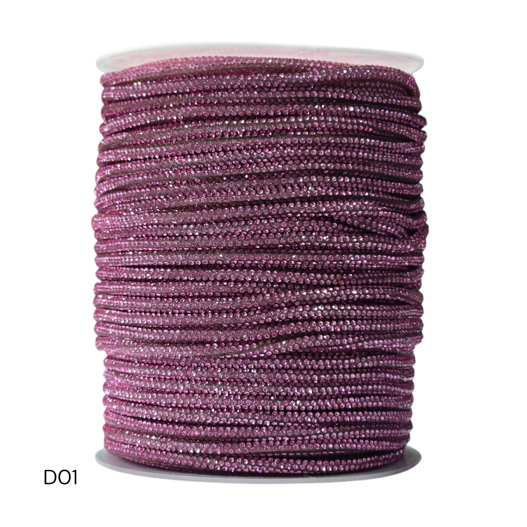 TUBOLARE STRASS 4MM NASTRO