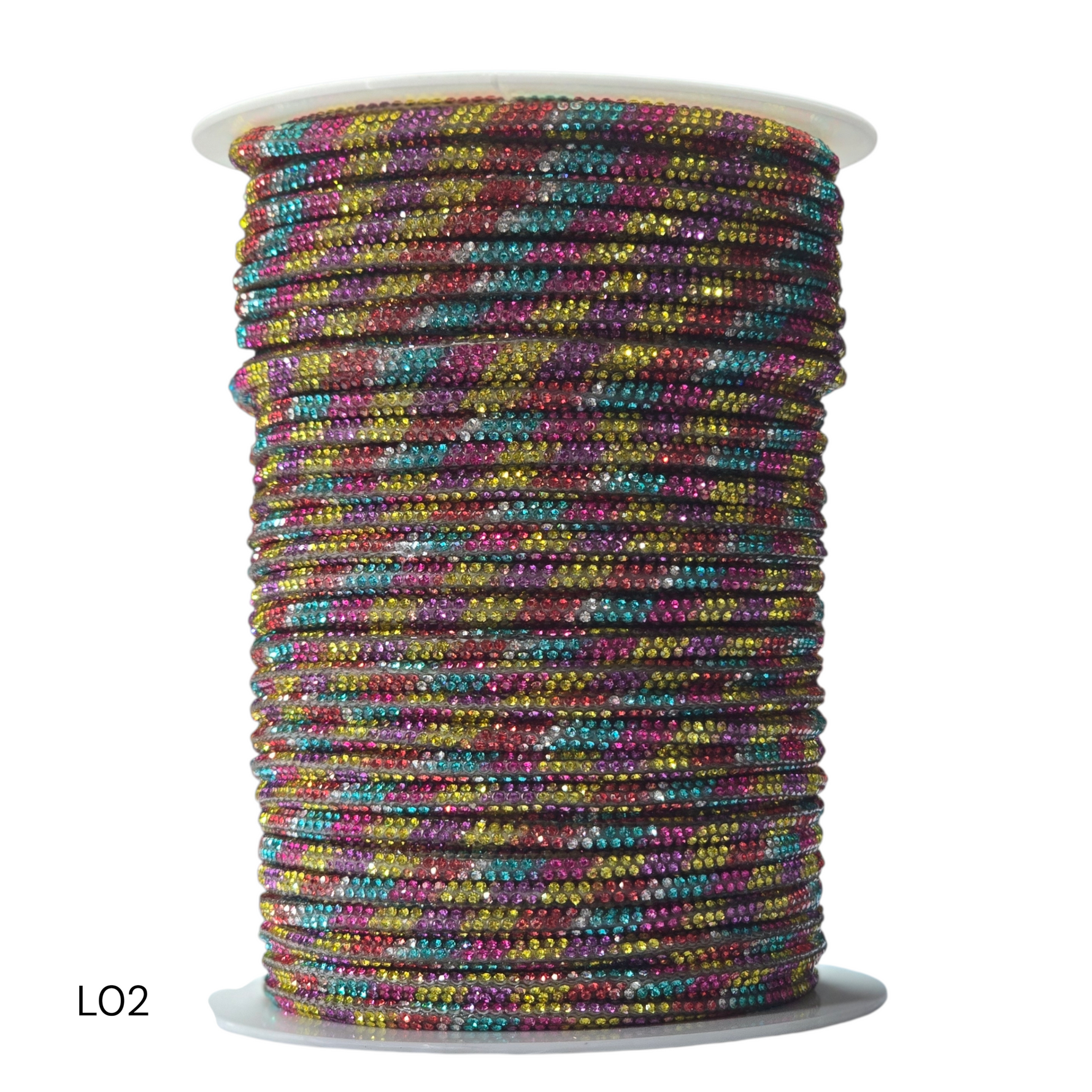 TUBOLARE STRASS 4MM NASTRO