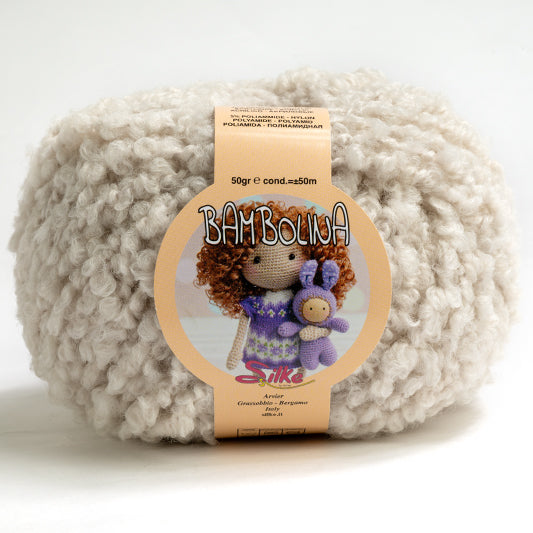 BAMBOLINA –• 50% PURA LANA • 45% ACRILICO • 5% POLIAMMIDE