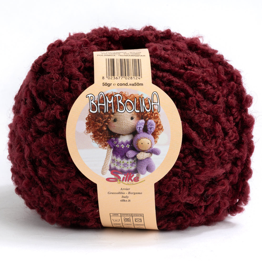BAMBOLINA –• 50% PURA LANA • 45% ACRILICO • 5% POLIAMMIDE