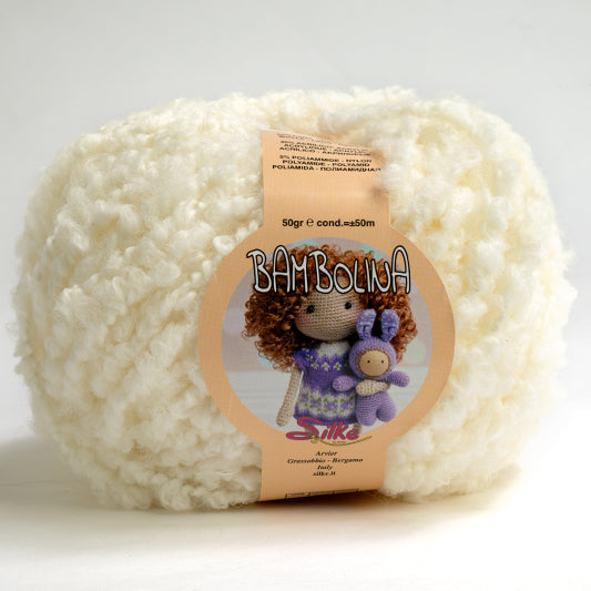 BAMBOLINA –• 50% PURA LANA • 45% ACRILICO • 5% POLIAMMIDE