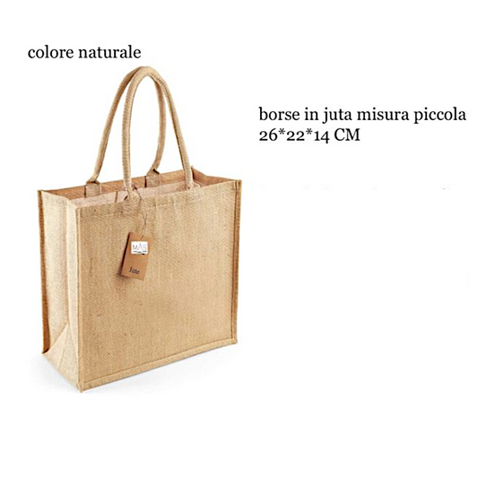 Borsa in juta naturale Zigros.Store