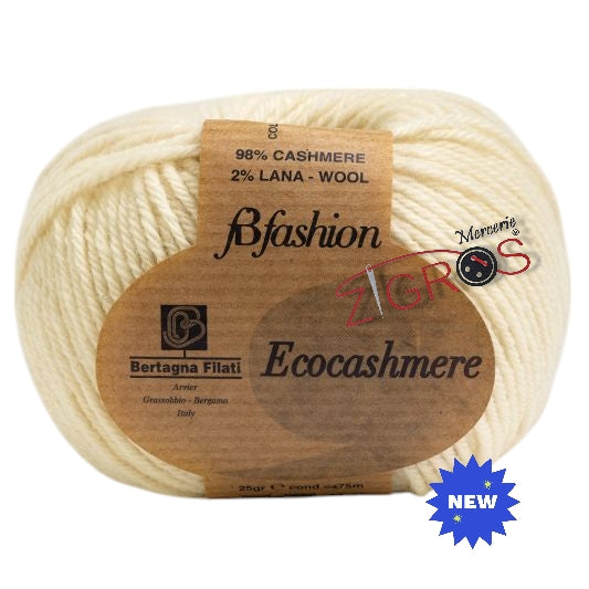 Ecocashmere  98% Cashmere • 2% Lana