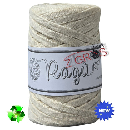 Fettuccia ragu'per borse uncinetto in cotone