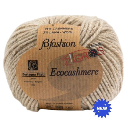 Ecocashmere  98% Cashmere • 2% Lana
