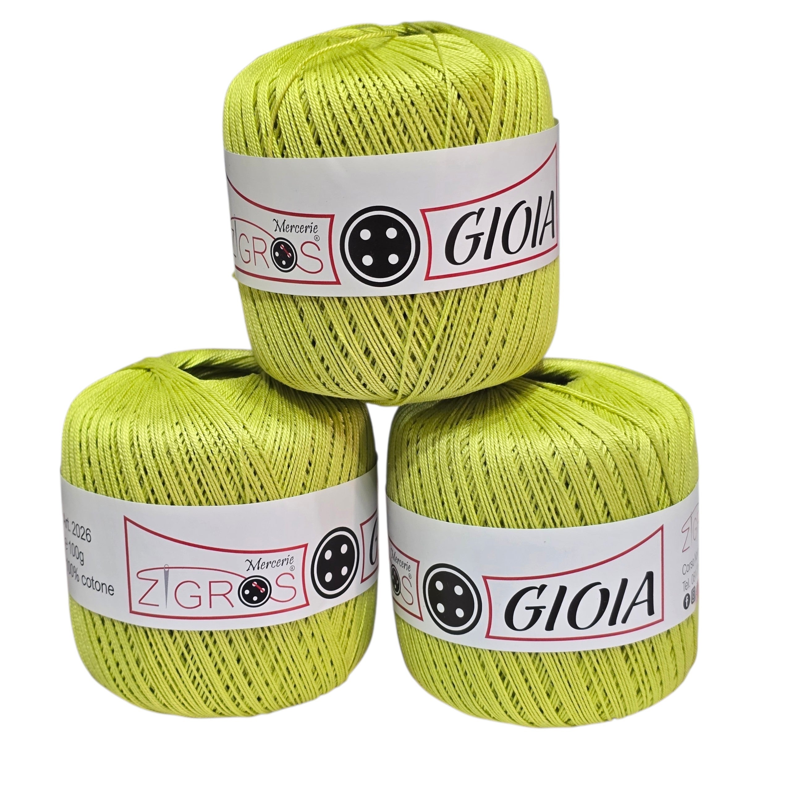 FILO DI SCOZIA GIOIA N. 3 COTONE 100% 100gr