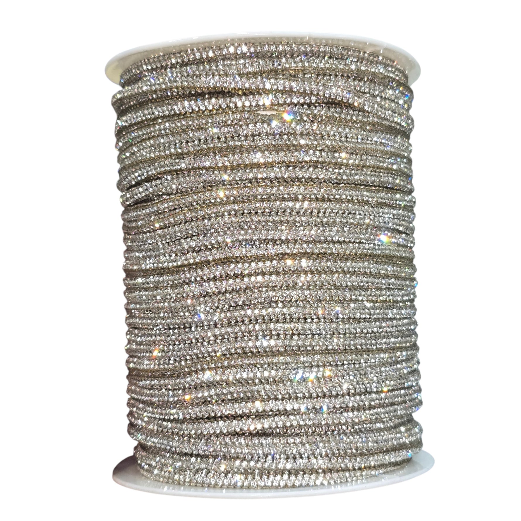 TUBOLARE STRASS 4MM NASTRO