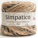 SIMPATICO GOMITOLI GRAMMI 100 METRI 125  • 10% ALPACA • 33% PURA LANA • 57% ACRILICO