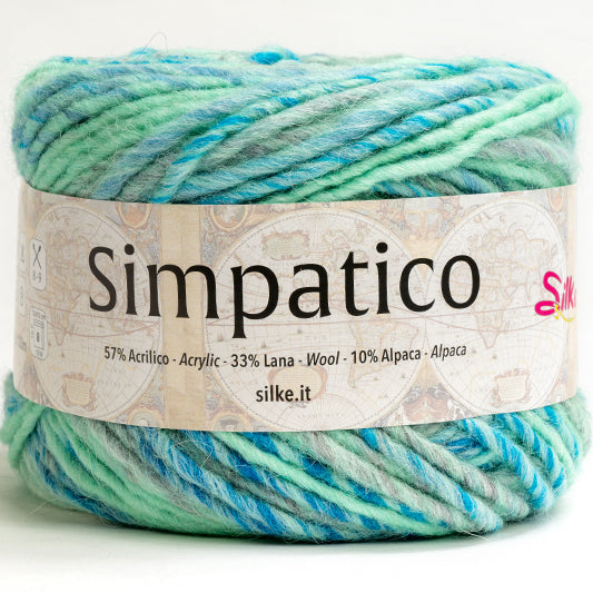 SIMPATICO GOMITOLI GRAMMI 100 METRI 125  • 10% ALPACA • 33% PURA LANA • 57% ACRILICO