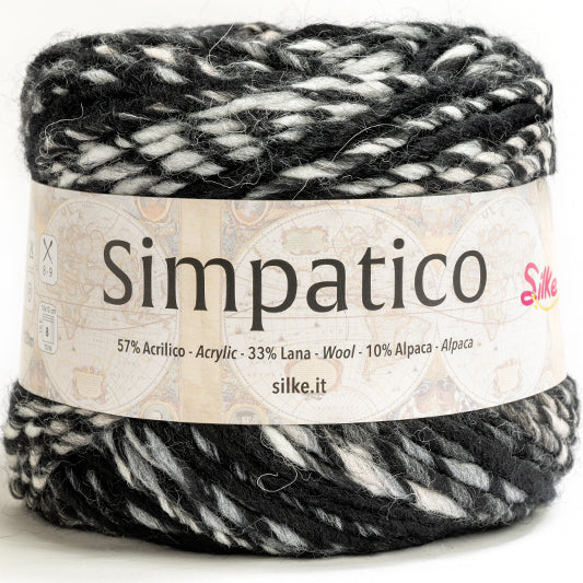 SIMPATICO GOMITOLI GRAMMI 100 METRI 125  • 10% ALPACA • 33% PURA LANA • 57% ACRILICO