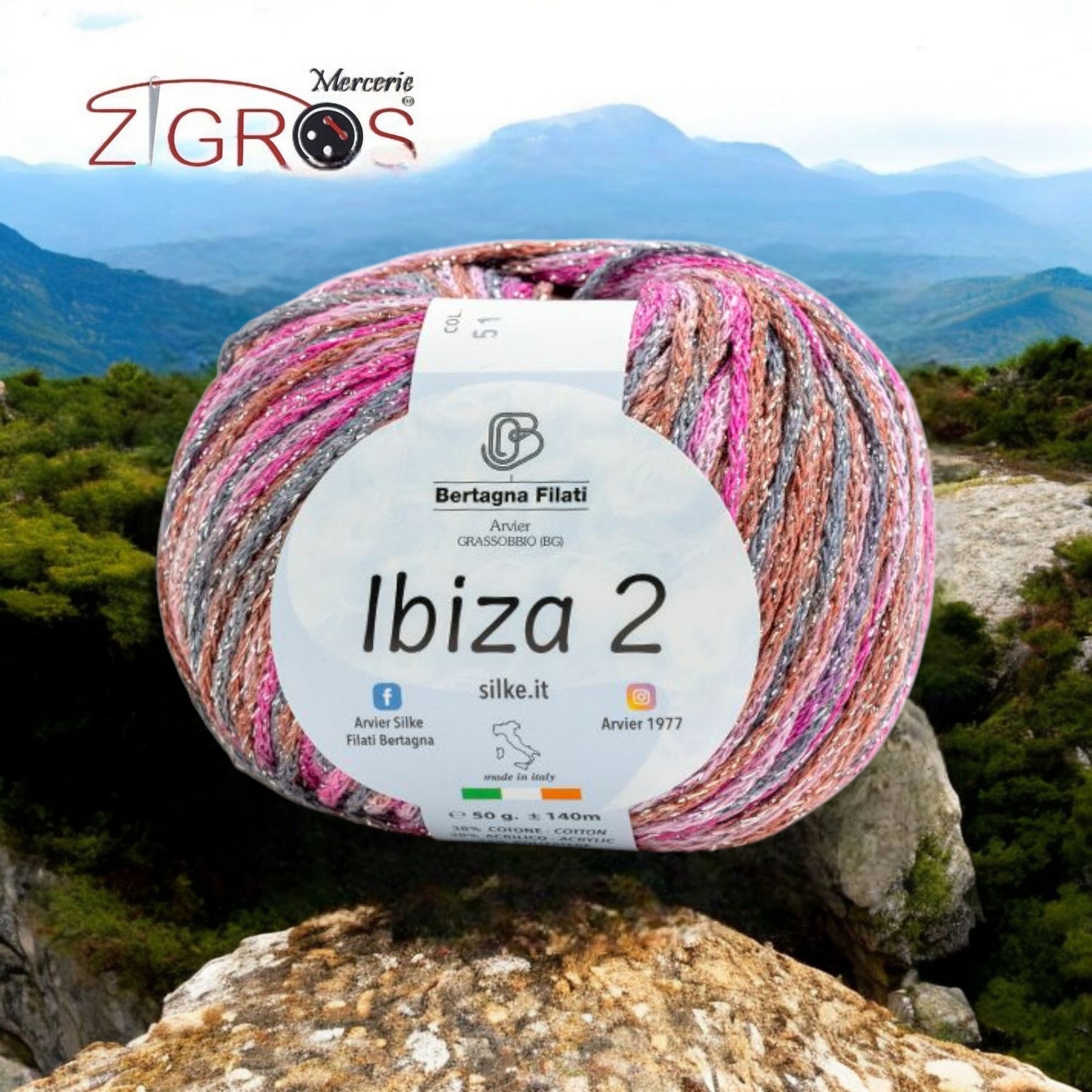 Ibiza 2 Lurex (50 Gr) 140 Mt
