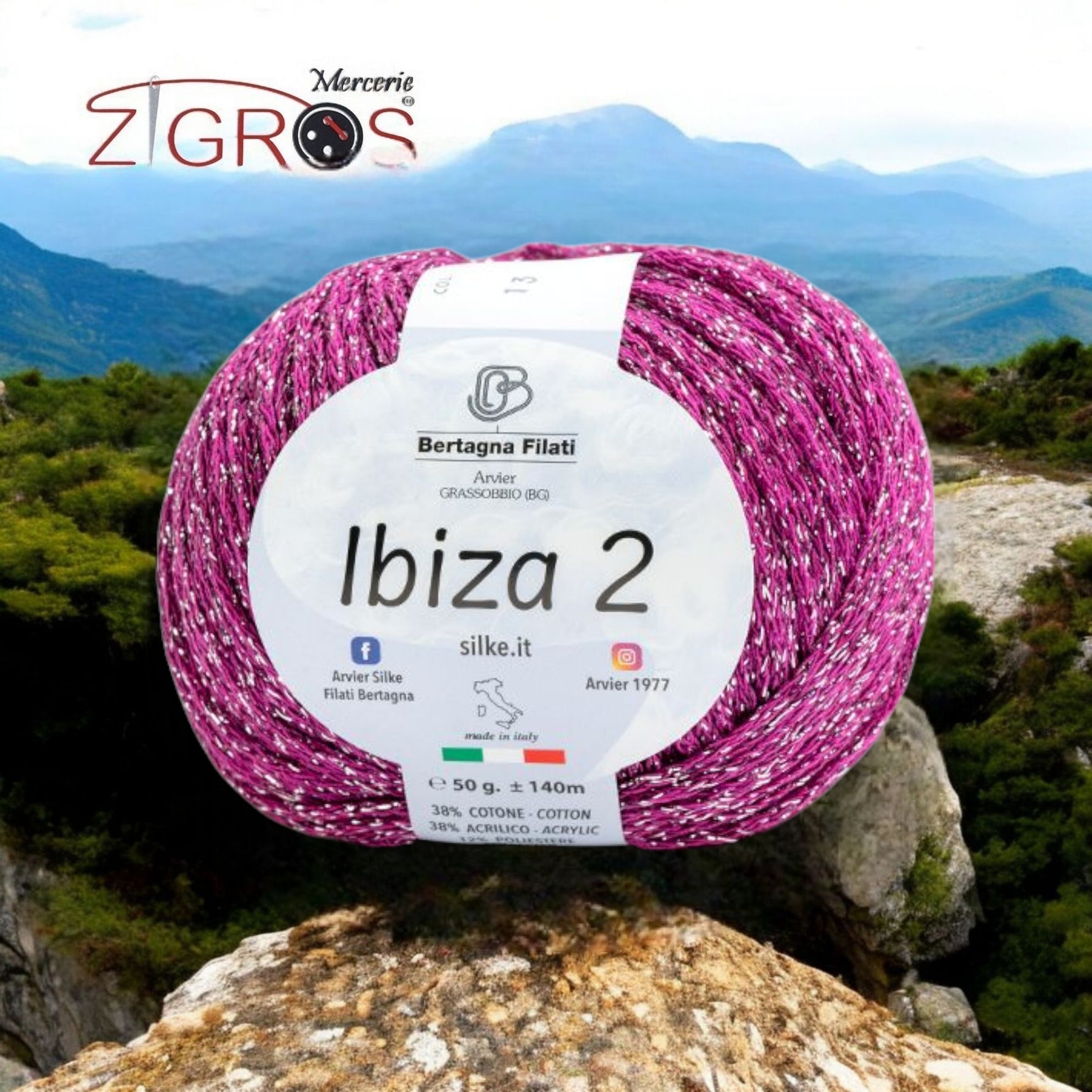 Ibiza 2 Lurex (50 Gr) 140 Mt