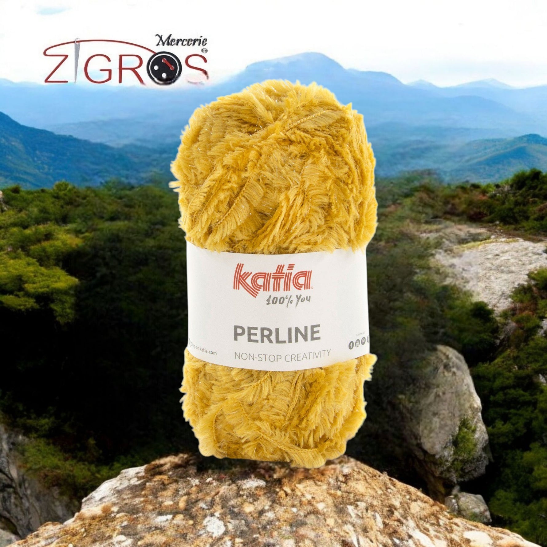 fantasia con pelo corto e brillio Perline