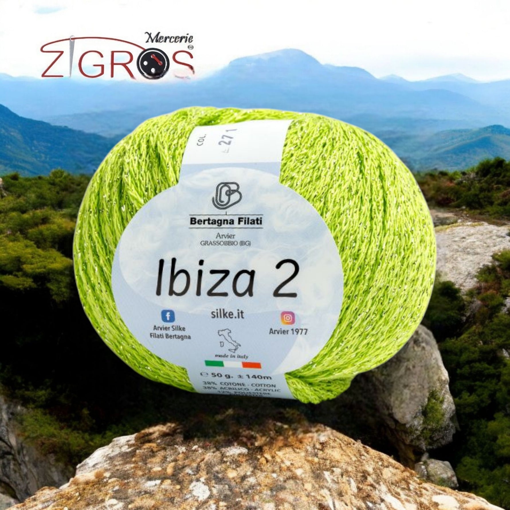 Ibiza 2 Lurex (50 Gr) 140 Mt
