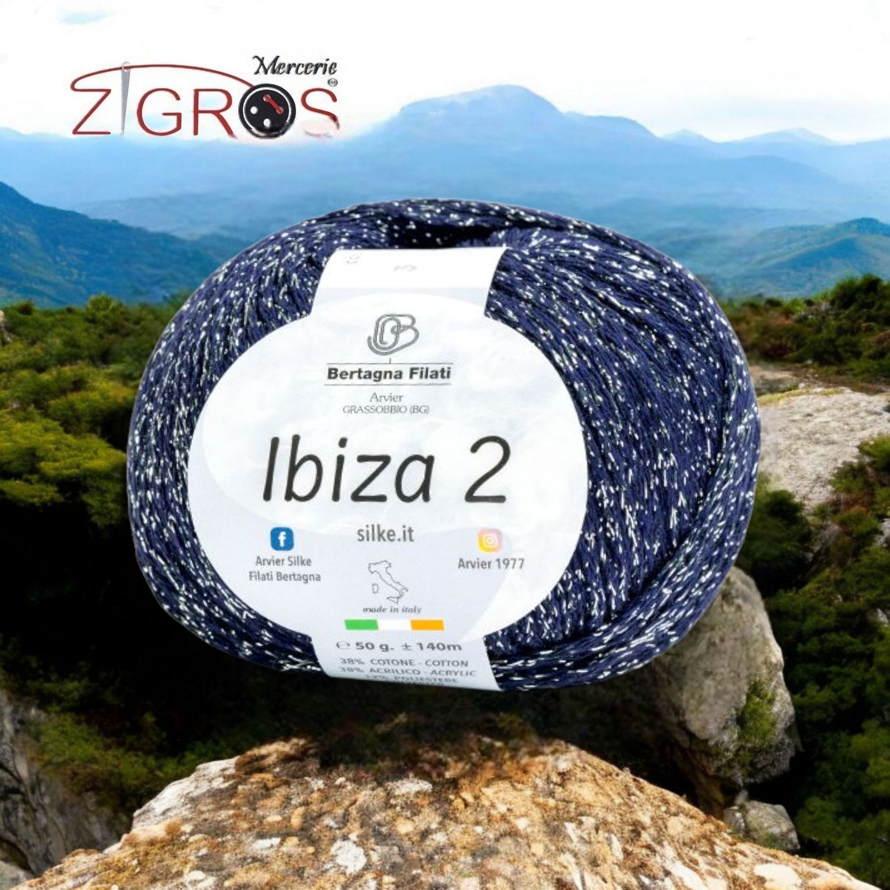 Ibiza 2 Lurex (50 Gr) 140 Mt