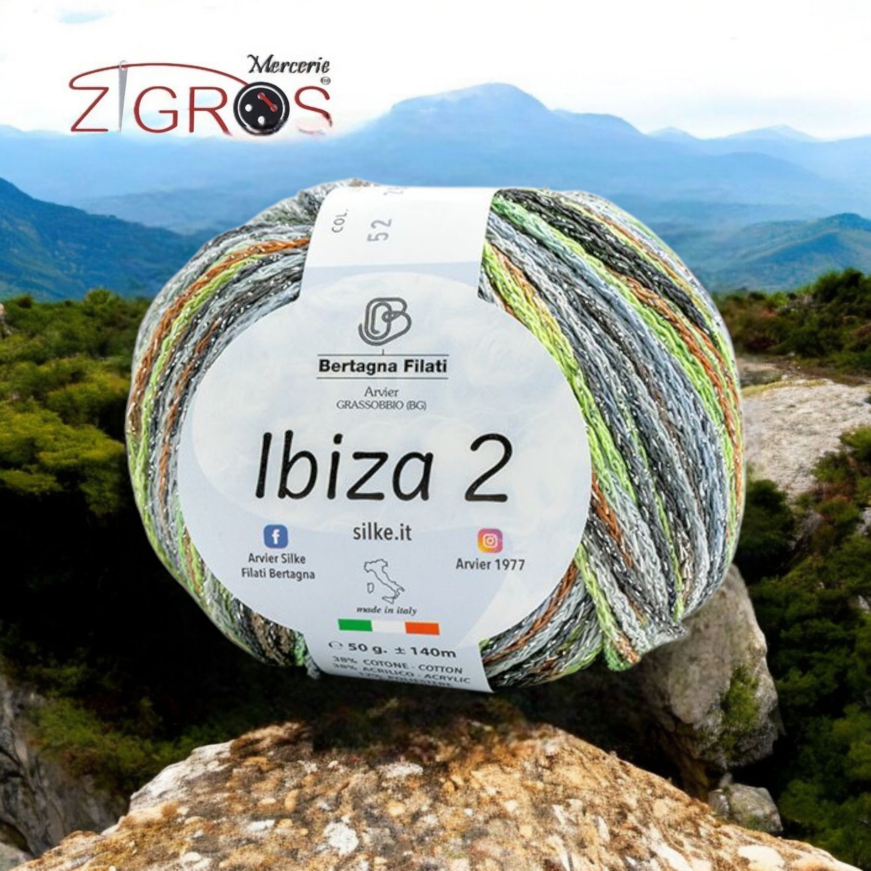 Ibiza 2 Lurex (50 Gr) 140 Mt