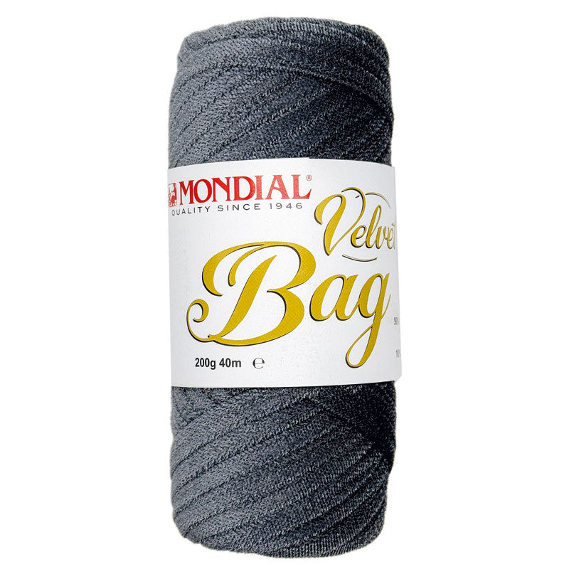 VELVET BAG - MONDIAL 200 g / 40 m, composizione 90% microfibra di poliestere e 10% elastan,