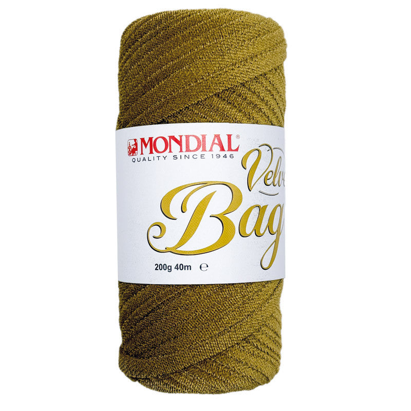 VELVET BAG - MONDIAL 200 g / 40 m, composizione 90% microfibra di poliestere e 10% elastan,